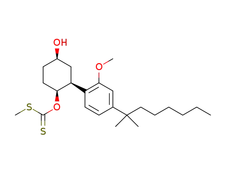 O-(1S,2S,4R)-4-hydroxy-2-[2-methoxy-4-(2-methyloctan-2-yl)phenyl]cyclohexyl S-methyl carbonodithioate