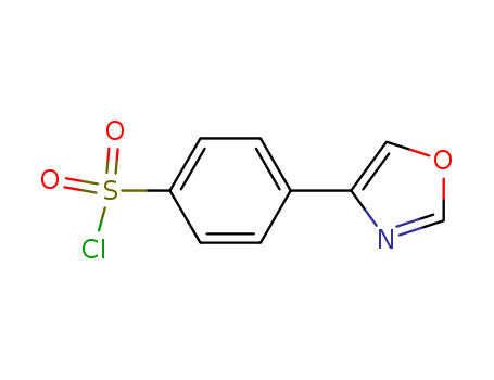 4-(Oxazol-4-yl)benzene-1-sulfonyl chloride