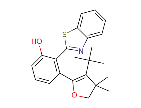 5-[2-(benzothiazol-2-yl)-3-hydroxyphenyl]-4-tert-butyl-3,3-dimethyl-2,3-dihydrofuran