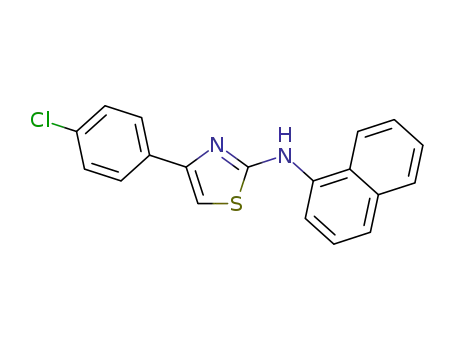 4-(4-chlorophenyl)-N-(naphthalen-1-yl)thiazol-2-amine