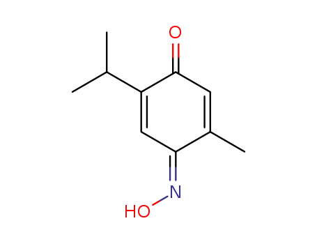 Molecular Structure of 914796-82-0 ((4E)-2-isopropyl-5-methylbenzo-1,4-quinone 4-oxime)