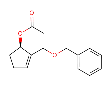 (+)-2-(benzyloxymethyl)cyclopent-2-enyl acetate
