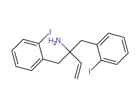 2-(2-iodobenzyl)-1-(2-iodophenyl)but-3-en-2-amine