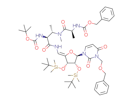 C<sub>50</sub>H<sub>76</sub>N<sub>6</sub>O<sub>12</sub>Si<sub>2</sub>