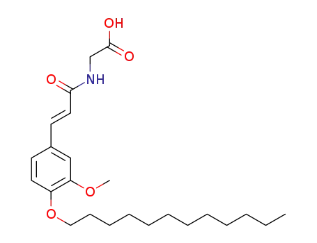 (E)-2-(3-(4-dodecyloxy-3-methoxyphenyl)acrylamido)acetic acid