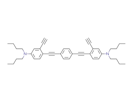 1,4-bis(4'-N,N-dibutylamino-2'-ethynylphenylethynyl)benzene