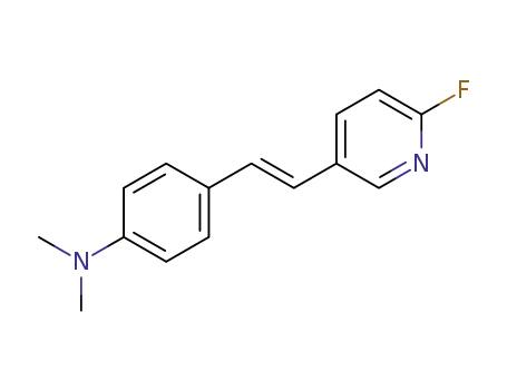4-[(E)-2-(6-fluoropyridin-3-yl)vinyl]-N,N-dimethylaniline