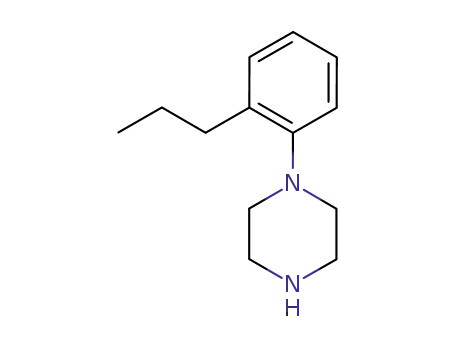 Molecular Structure of 119695-81-7 (Piperazine, 1-(2-propylphenyl)-)