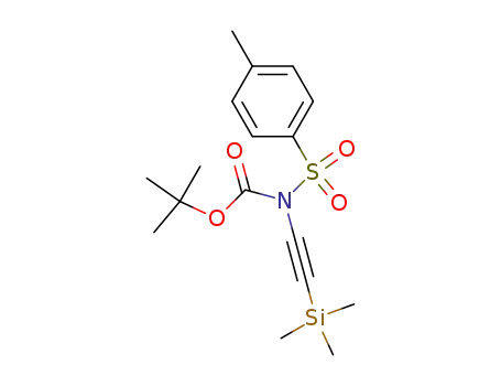 tert-butyl (4-methylphenyl)sulfonyl[(trimethylsilyl)ethynyl]carbamate