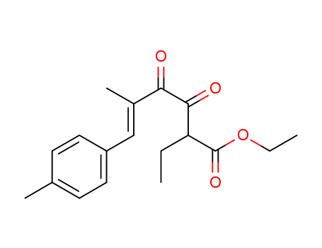 ethyl (E)-6-(4-methylphenyl)-2-ethyl-5-methyl-3,4-dioxohex-5-enoate