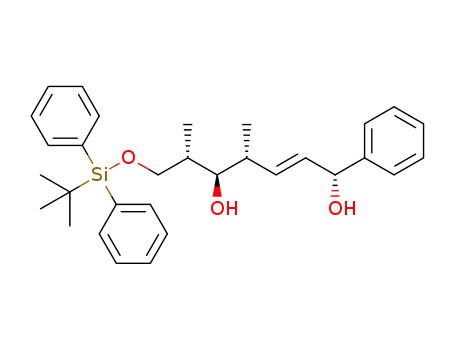 (1R,4R,5R,6S,E)-7-(tert-butyldiphenylsilyloxy)-4,6-dimethyl-1-phenylhept-2-ene-1,5-diol