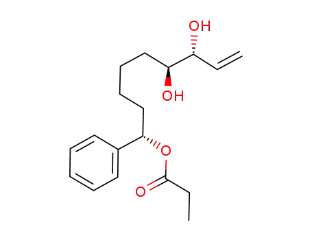Propionic acid (1S,6S,7R)-6,7-dihydroxy-1-phenyl-non-8-enyl ester