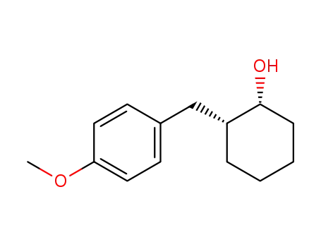 Cyclohexanol, 2-[(4-methoxyphenyl)methyl]-, trans-