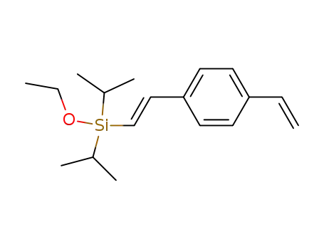 Ethoxy-diisopropyl-[(E)-2-(4-vinyl-phenyl)-vinyl]-silane