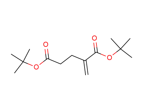 Molecular Structure of 125010-32-4 (2-METHYLENE-PENTANEDIOIC ACID DI-TERT-BUTYL ESTER)