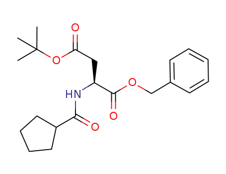 1-benzyl 4-tert-butyl N-(cyclopentylcarbonyl)-L-aspartate