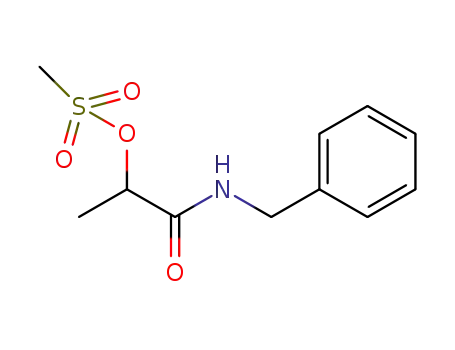 1-(benzylamino)-1-oxopropan-2-yl methanesulfonate