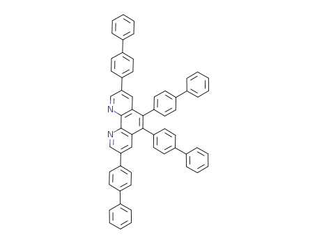 Molecular Structure of 1086033-74-0 (3,5,6,8-tetra(para-biphenyl)-1,10-phenanthroline)