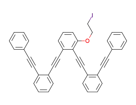 2,2'-((3-(2-iodoethoxy)-1,2-phenylene)bis(ethyne-2,1-diyl))bis((phenylethynyl)benzene)