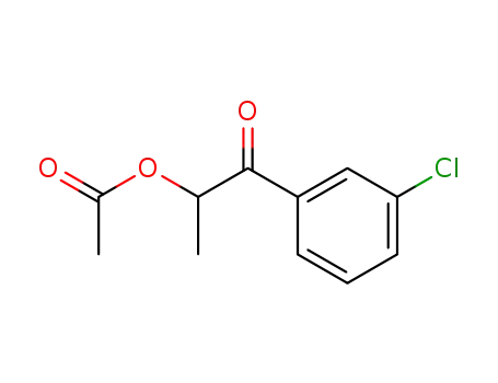 rac-1-(3-chlorophenyl)-2-acetoxypropan-1-one