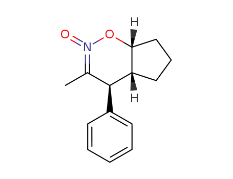 Molecular Structure of 142840-09-3 (<R,S>-(3al,7l,7al)-1,2,3,3a,7,7a-hexahydro-6-methyl-7-phenylcyclopent<e><1,2>oxazine N-oxide)