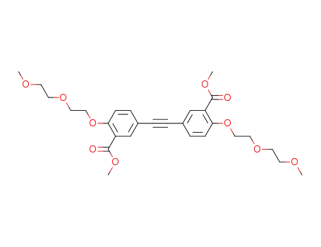 dimethyl 5,5'-(ethyne-1,2-diyl)bis(2-(2-(2-methoxyethoxy)ethoxy)benzoate)