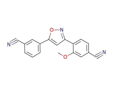 3-(4-cyano-2-methoxyphenyl)-5-(3-cyanophenyl)isoxazole