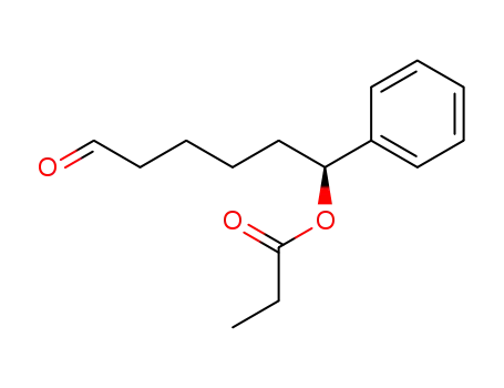 Propionic acid (S)-6-oxo-1-phenyl-hexyl ester