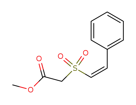 (Z)-styrylsulfonylacetic acid methyl ester