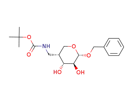 benzyl 4C-[(tert-butoxycarbonyl)amino]methyl-4-deoxy-α-D-arabinopyranoside