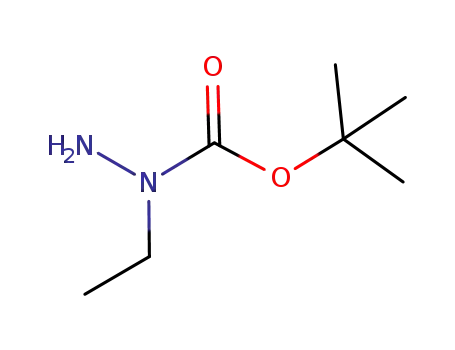Molecular Structure of 955370-01-1 (1-ethylhydrazinecarboxylic acid tert-butyl ester)