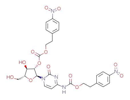 N<sup>4</sup>-[2-(4-nitrophenyl)ethoxycarbonyl]-1-{2-O-[2-(4-nitrophenyl)ethoxycarbonyl]-α-D-arabinofuranosyl}cytosine