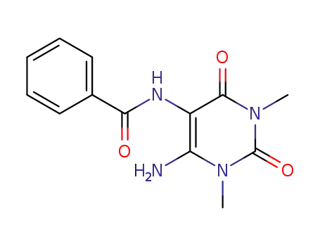 Benzamide,  N-(6-amino-1,2,3,4-tetrahydro-1,3-dimethyl-2,4-dioxo-5-pyrimidinyl)-