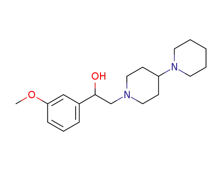 Molecular Structure of 1269606-87-2 (2-[1,4']bipiperidinyl-1'-yl-1-(3-methoxy-phenyl)-ethanol)