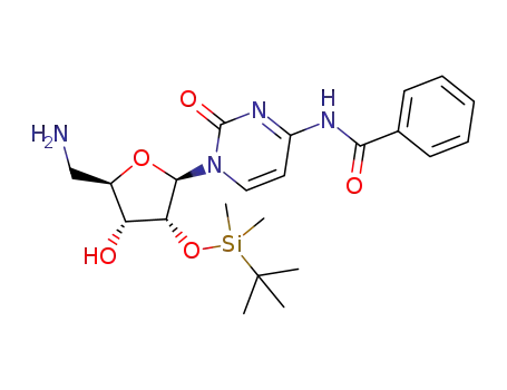 N<sub>4</sub>-benzoyl-2'-O-(tert-butyldimethylsilyl)-5'-amino-5'-deoxycytidine