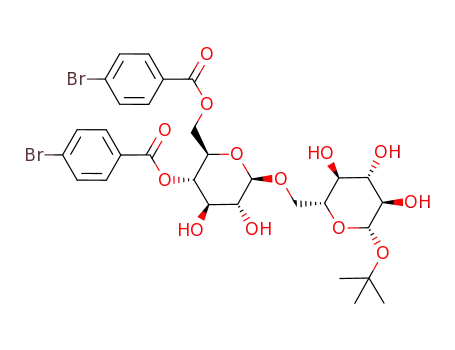 tert-butyl 6-O-[4,6-bis-O-(4-bromobenzoyl)-β-D-glucopyranosyl]-β-D-glucopyranoside