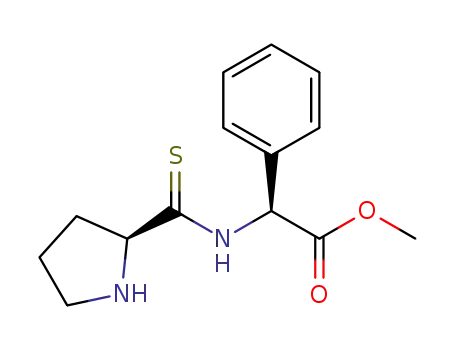 Molecular Structure of 1351988-26-5 ((S,S)-thioprolinyl-2-phenylglycine methyl ester)