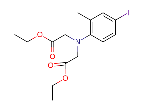 Molecular Structure of 1190892-36-4 (N-(4-iodo-2-methylphenyl)iminodiacetic acid diethyl ester)