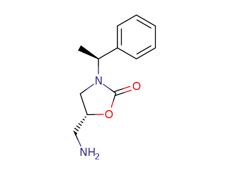 2-Oxazolidinone, 5-(aminomethyl)-3-[(1S)-1-phenylethyl]-, (5R)-
