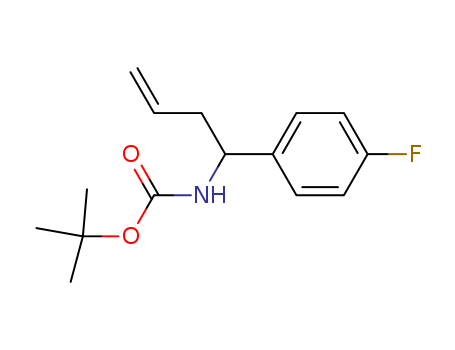[1-(4-Fluoro-phenyl)-but-3-enyl]-carbamic acid tert-butyl ester