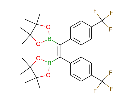 Molecular Structure of 355012-35-0 (CF<sub>3</sub>C<sub>6</sub>H<sub>4</sub>C(BO<sub>2</sub>C<sub>2</sub>(CH<sub>3</sub>)4)C(BO<sub>2</sub>C<sub>2</sub>(CH<sub>3</sub>)4)C<sub>6</sub>H<sub>4</sub>CF<sub>3</sub>)