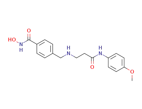 N-hydroxy-4-{[(4-methoxy-phenylcarbamoyl-ethyl)-amino]methyl}benzamide