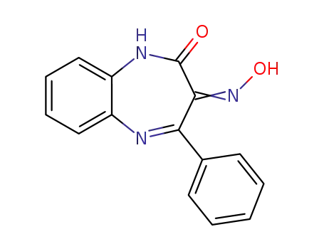 Molecular Structure of 379240-09-2 (4-phenyl-1(H)-(1,5)-benzodiazepin-2,3-dione-3-oxime)