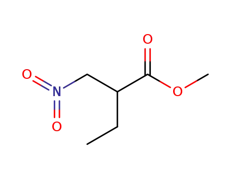 Molecular Structure of 63819-91-0 (Butanoic acid, 2-(nitromethyl)-, methyl ester)