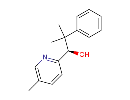 (R)-1-[2-(5-methylpyridyl)]-2-methyl-2-phenylpropan-1-ol