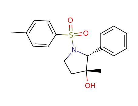 (2R,3R)-(-)-3-methyl-2-phenyl-1-(toluene-4-sulfonyl)pyrrolidin-3-ol