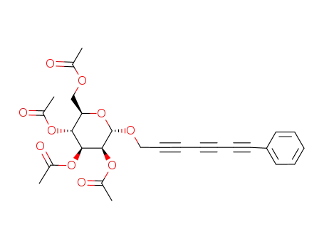7-phenylhepta-2,4,6-triynyl-2,3,4,6-O-tetraacetyl-α-D-mannopyranoside