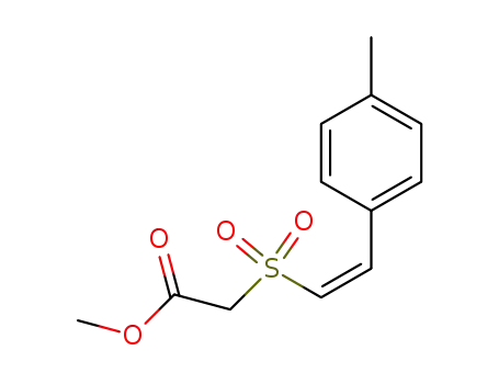 methyl Z-4-methylstyrylsulfoyl acetate