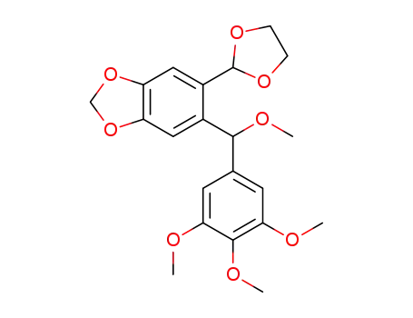 5-[methoxy(3,4,5-trimethoxyphenyl)methyl]-6-[1,3]dioxolan-2-ylbenzo[1,3]dioxole