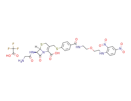 C<sub>2</sub>HF<sub>3</sub>O<sub>2</sub>*C<sub>27</sub>H<sub>29</sub>N<sub>7</sub>O<sub>10</sub>S<sub>2</sub>